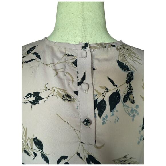 Urban Outfitters UO Floral Printed Mini Dress Pink Babydoll Boho Coquette M - Picture 5 of 8